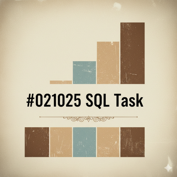 #021025 sql task